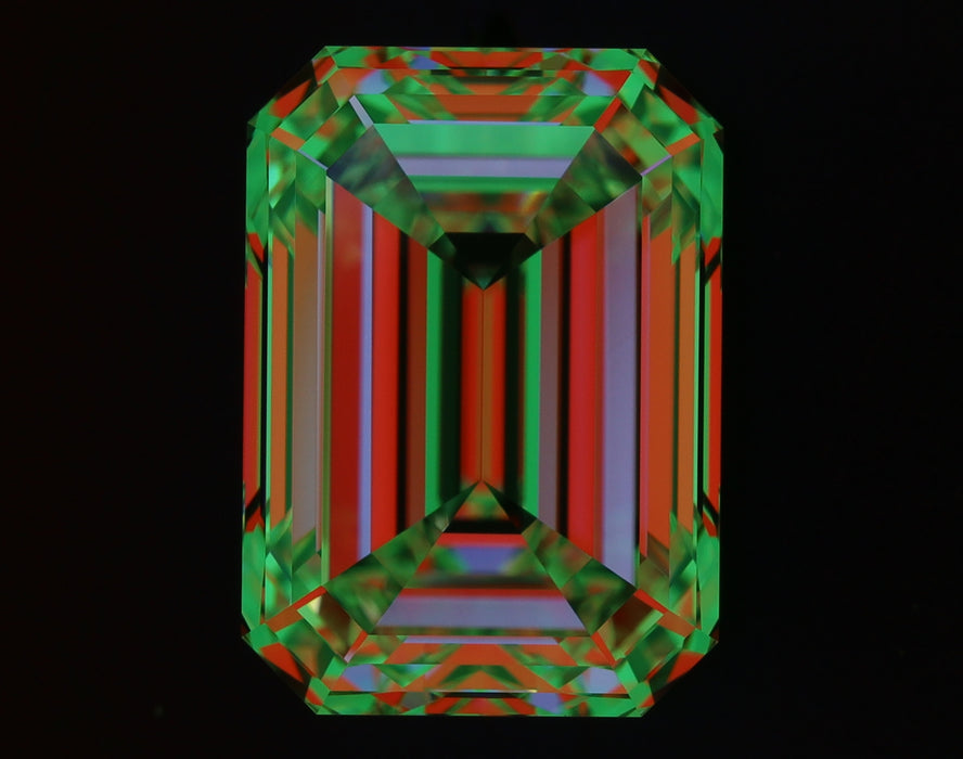 3.01ct Emerald I VVS1 Natural Diamond ASET image