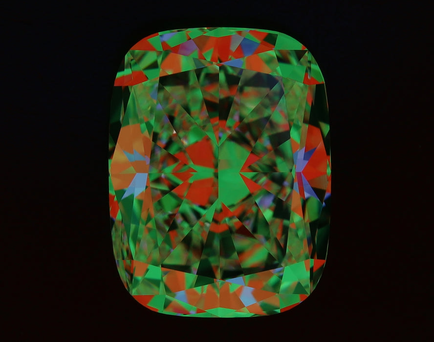 3.01ct CE D VVS2 Natural Diamond ASET image