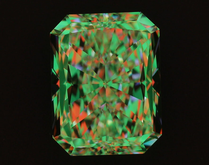 3.01ct Radiant D VS2 Natural Diamond ASET image