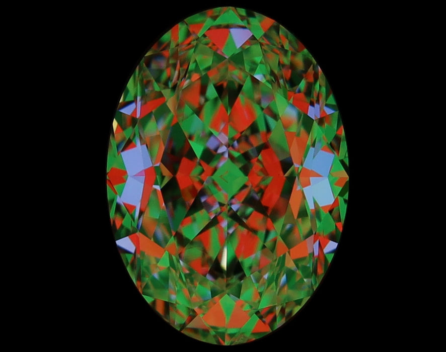 1.70ct Oval F VVS1 Natural Diamond ASET image