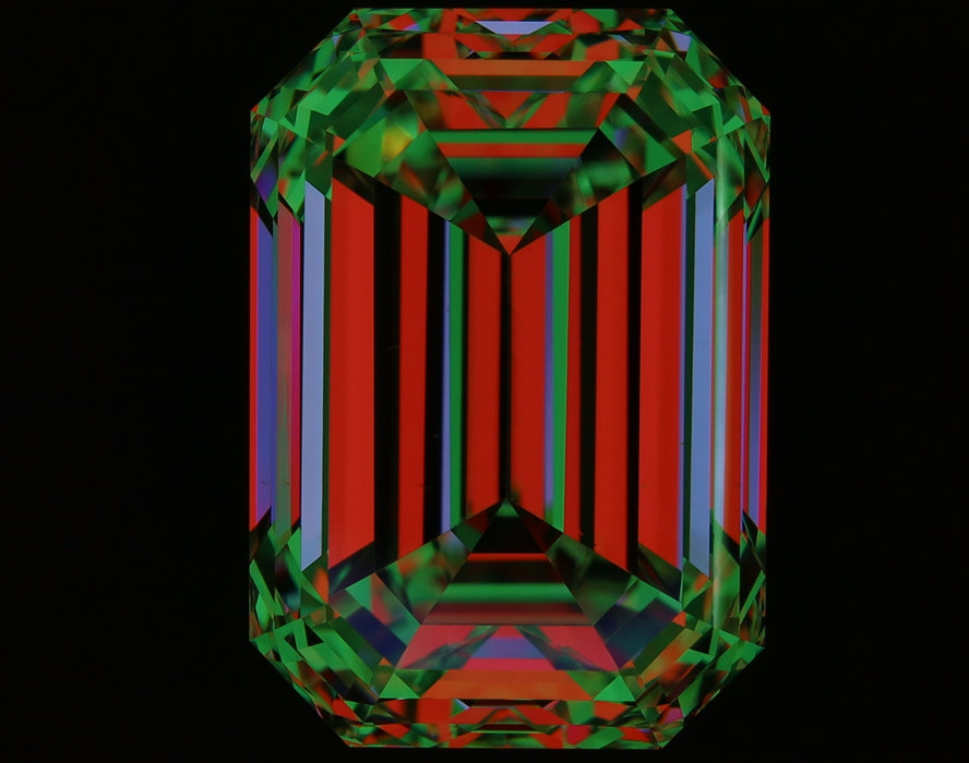 10.01ct Emerald G VS2 Natural Diamond ASET image
