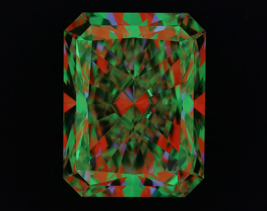 2.77ct Radiant G VS1 Natural Diamond ASET image