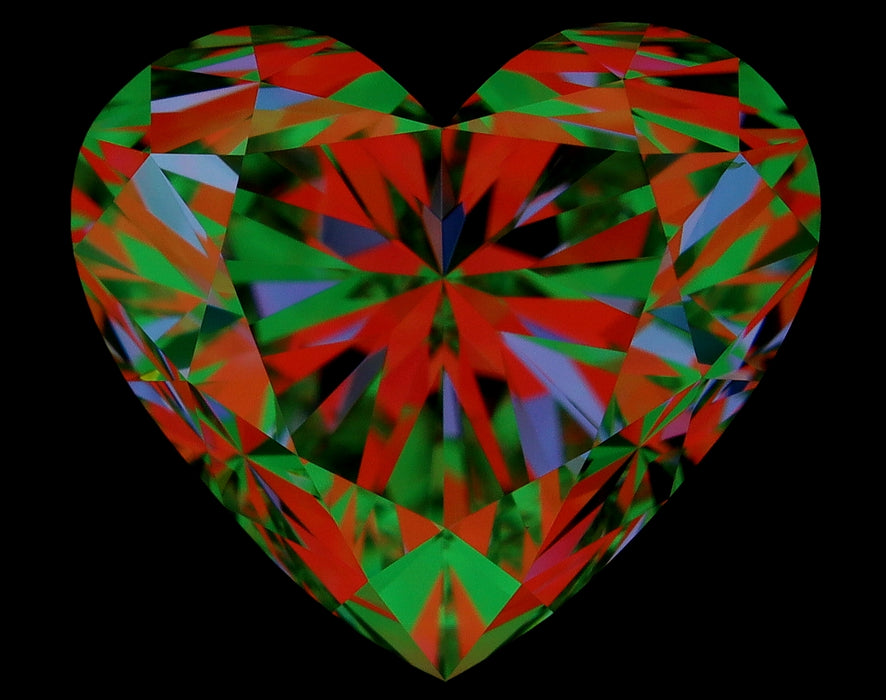 1.50ct Heart G VS2 Natural Diamond ASET image