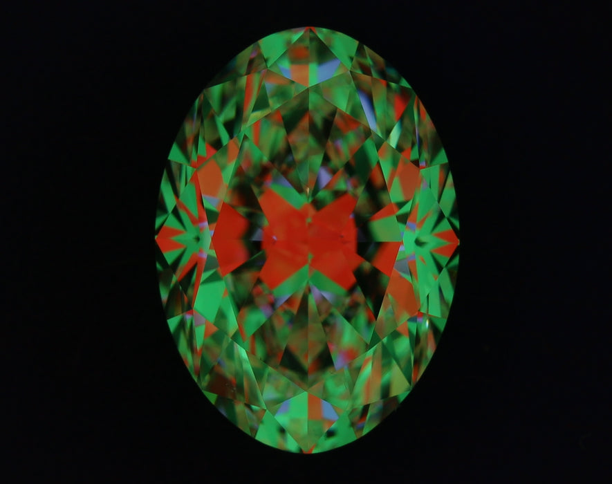 2.50ct Oval G VS1 Natural Diamond ASET image