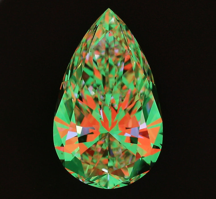 2.01ct Pear G VS2 Natural Diamond ASET image