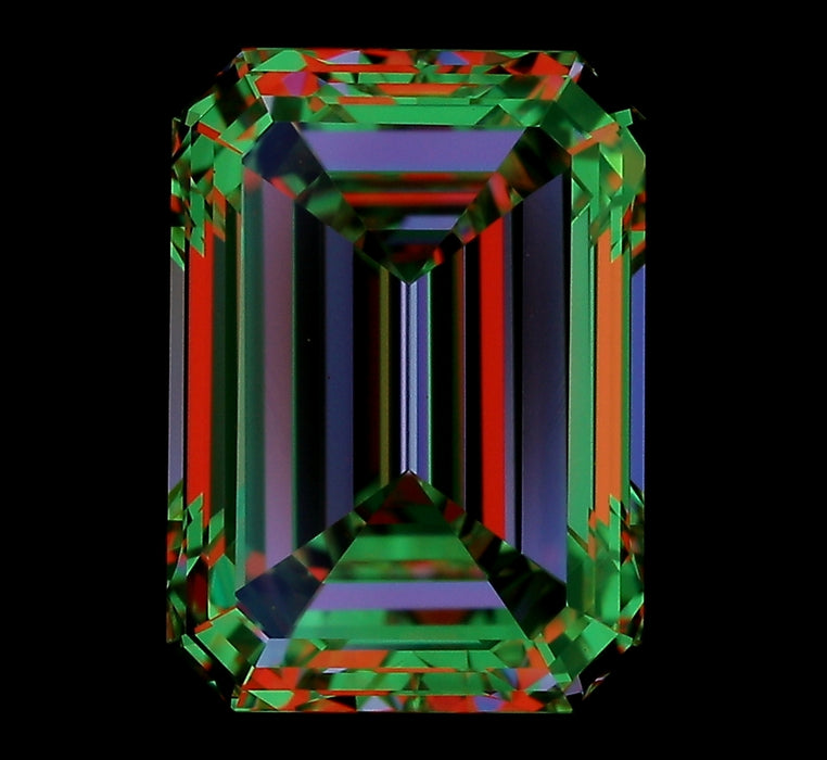 3.02ct Emerald I VVS2 Natural Diamond ASET image