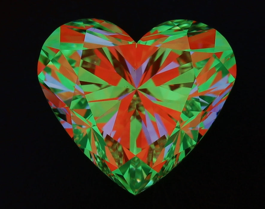 2.01ct Heart L VS1 Natural Diamond ASET image