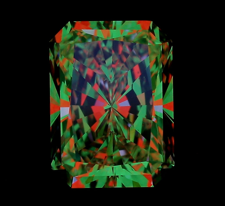 2.01ct Radiant G VS2 Natural Diamond ASET image