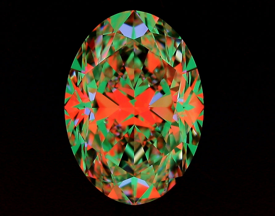 1.50ct Oval G VVS1 Natural Diamond ASET image