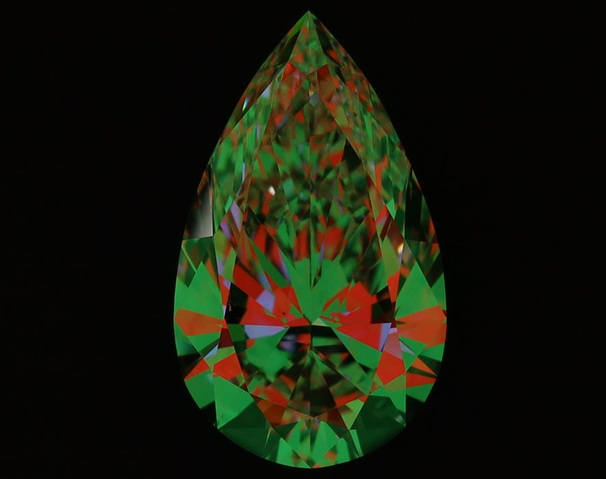 1.49ct Pear H VVS1 Natural Diamond ASET image