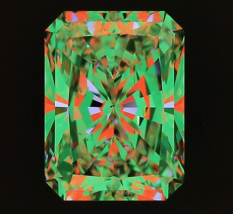 2.01ct Radiant E SI1 Natural Diamond ASET image