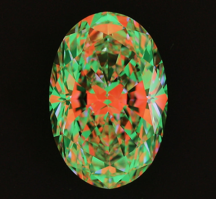 3.01ct Oval I VS1 Natural Diamond ASET image