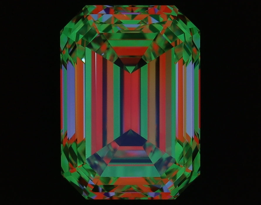 2.01ct Emerald G VVS2 Natural Diamond ASET image