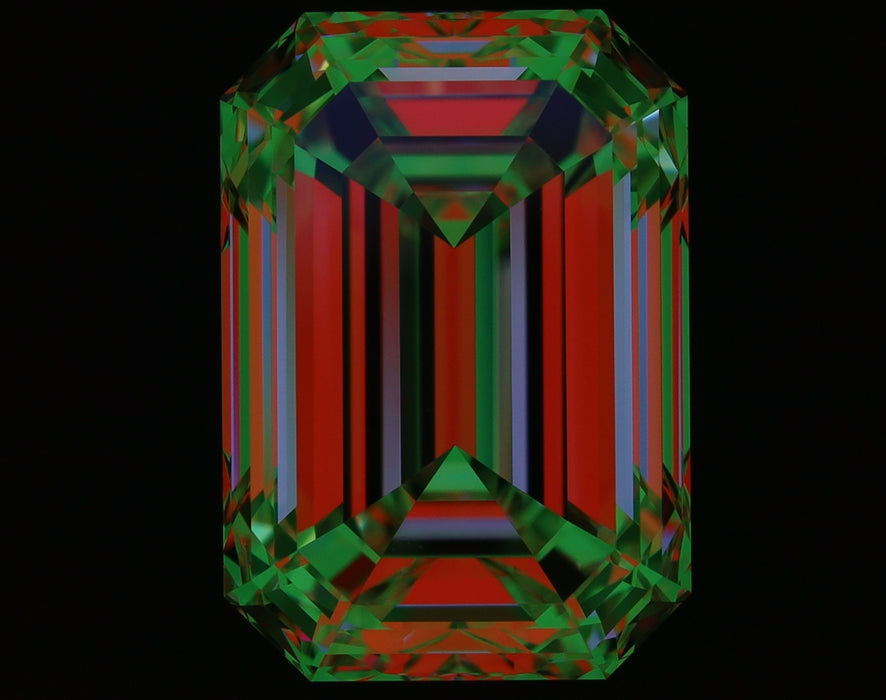 3.01ct Emerald J VVS2 Natural Diamond ASET image