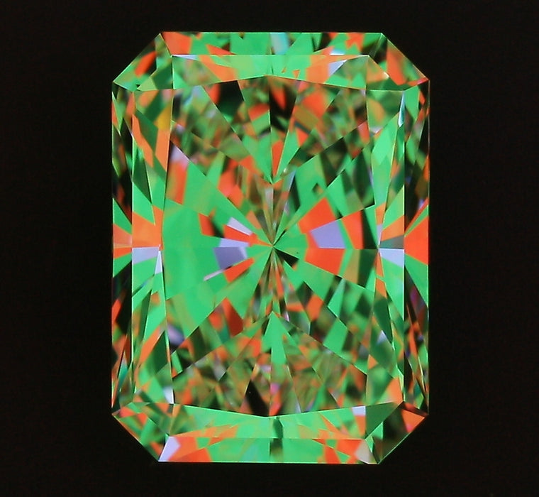 2.58ct Radiant F VS1 Natural Diamond ASET image