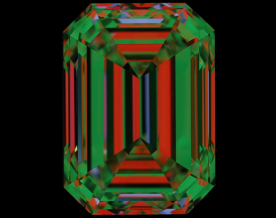 2.50ct Emerald J VS1 Natural Diamond ASET image