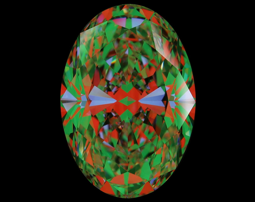 5.01ct Oval G VS1 Natural Diamond ASET image