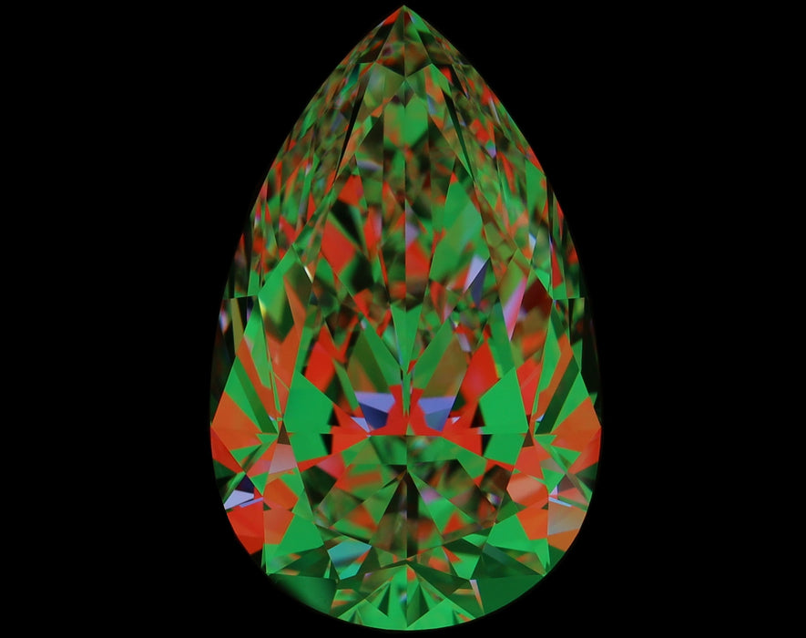 5.01ct Pear G VS1 Natural Diamond ASET image