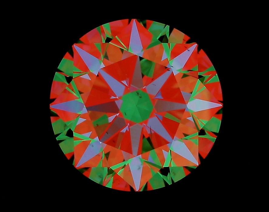 3.01ct Round I SI1 Natural Diamond ASET image