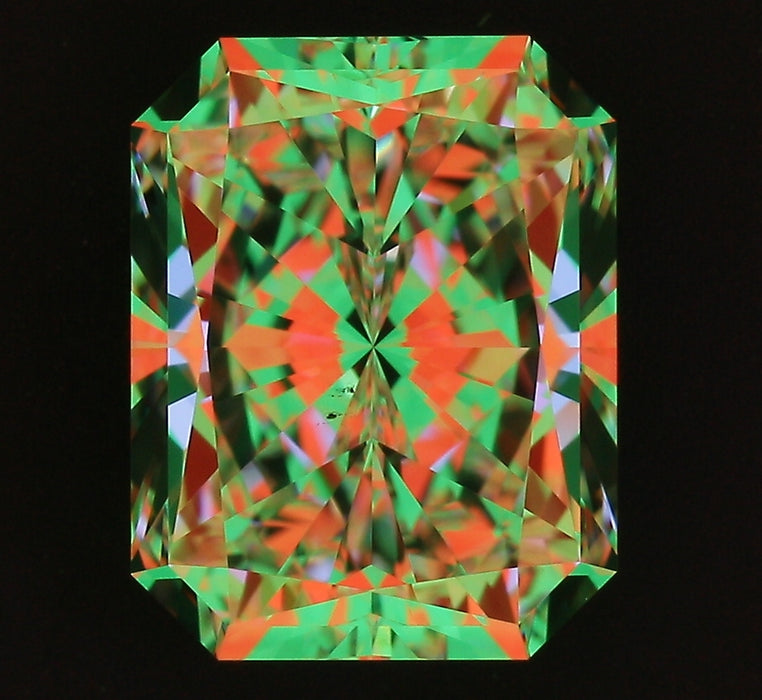 2.70ct Radiant F VS2 Natural Diamond ASET image