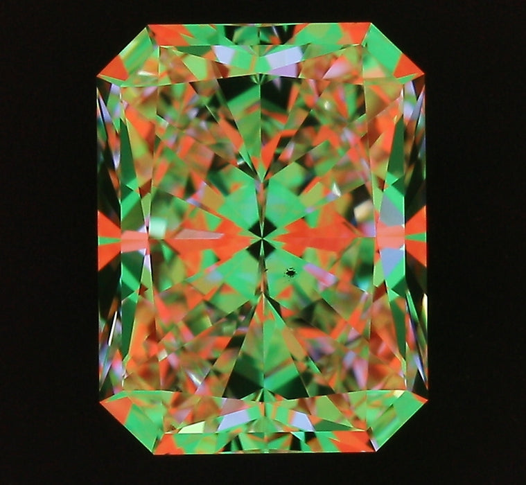 2.01ct Radiant J SI1 Natural Diamond ASET image