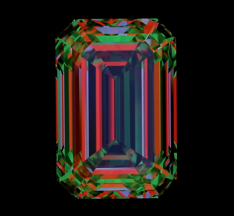 3.05ct Emerald J VVS1 Natural Diamond ASET image