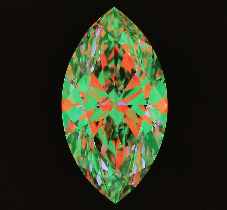 2.01ct Marquise D SI1 Natural Diamond ASET image