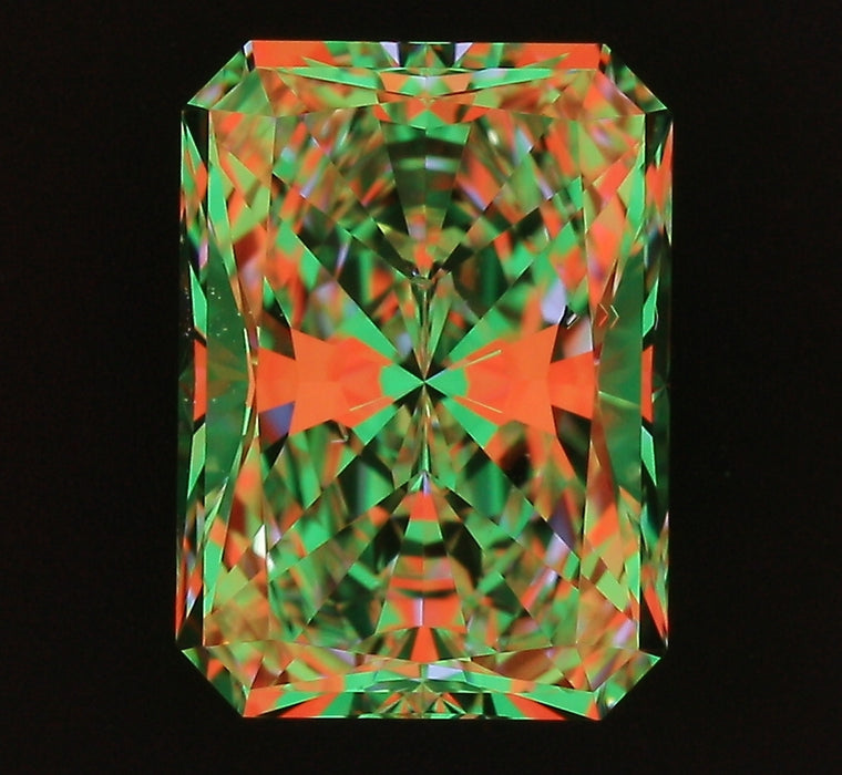 2.01ct Radiant J VS2 Natural Diamond ASET image