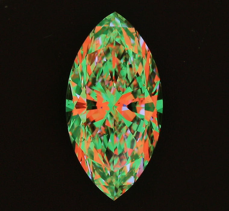 2.02ct Marquise F SI1 Natural Diamond ASET image