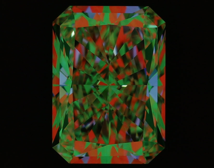 2.03ct Radiant J VS2 Natural Diamond ASET image