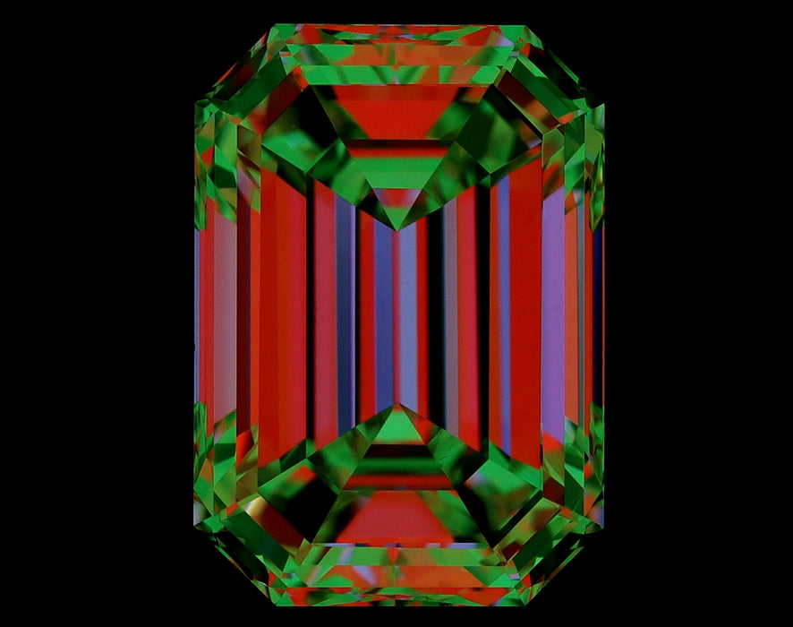 1.50ct Emerald J VVS2 Natural Diamond ASET image