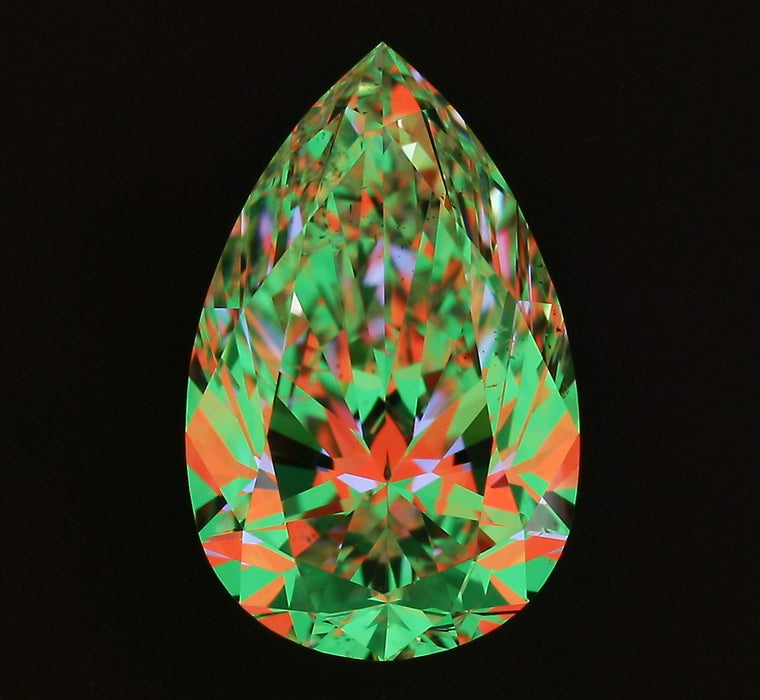 2.01ct Pear E SI1 Natural Diamond ASET image