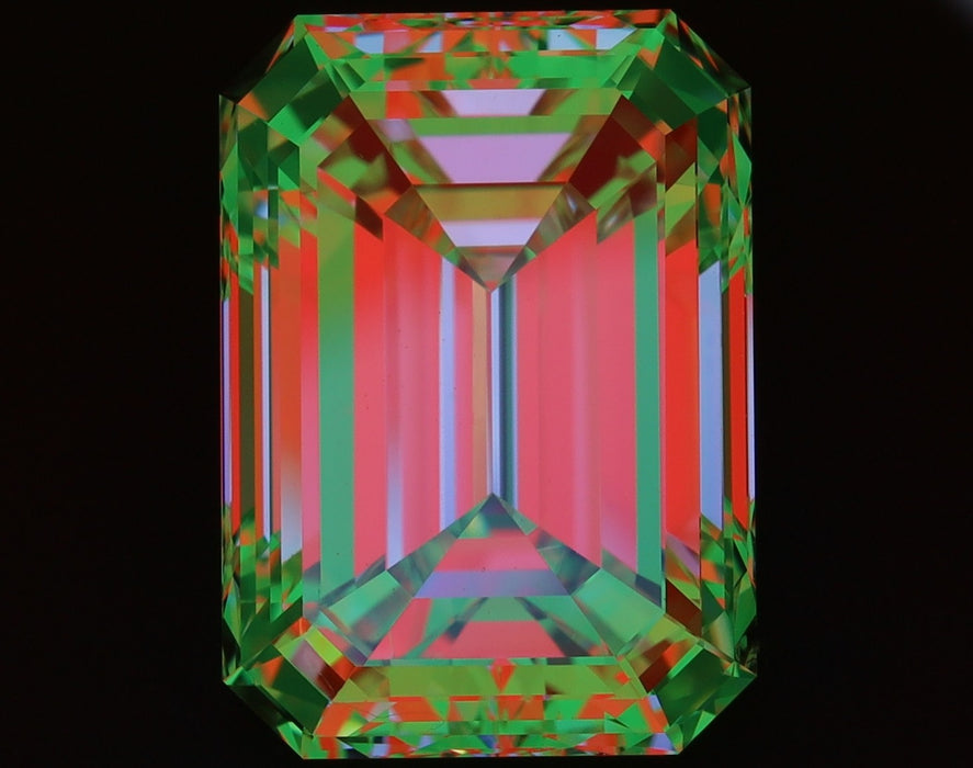 5.02ct Emerald G VS1 Natural Diamond ASET image
