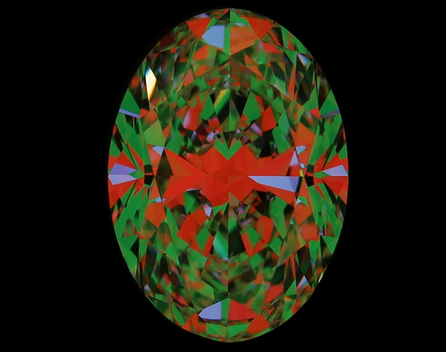 1.60ct Oval I VS1 Natural Diamond ASET image