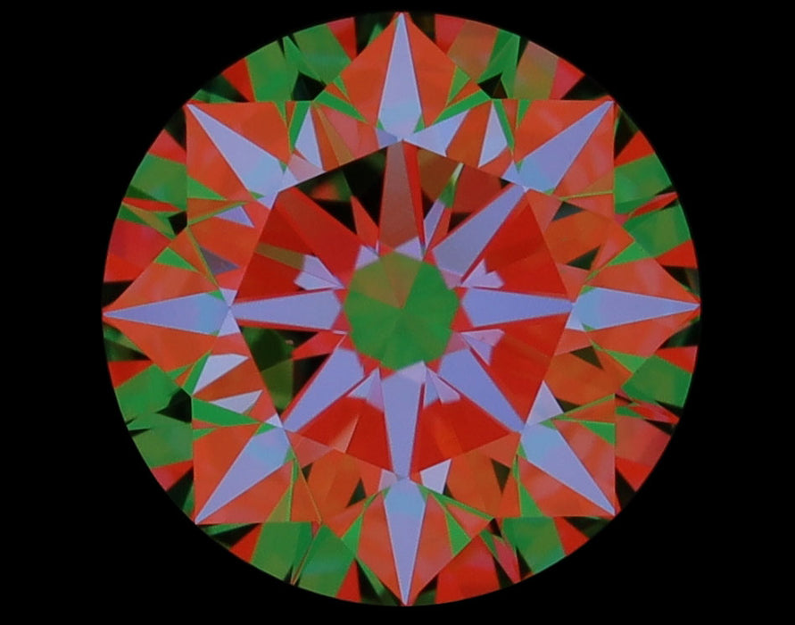 1.17ct Round F IF Natural Diamond ASET image