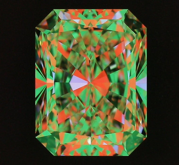 2.01ct Radiant I VS2 Natural Diamond ASET image