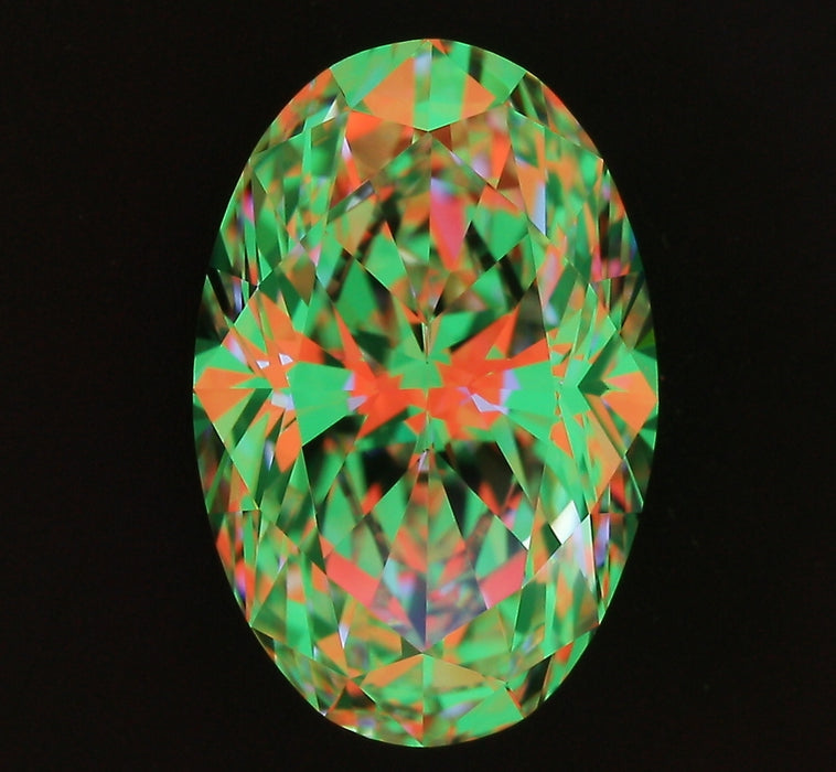 2.01ct Oval F VS1 Natural Diamond ASET image