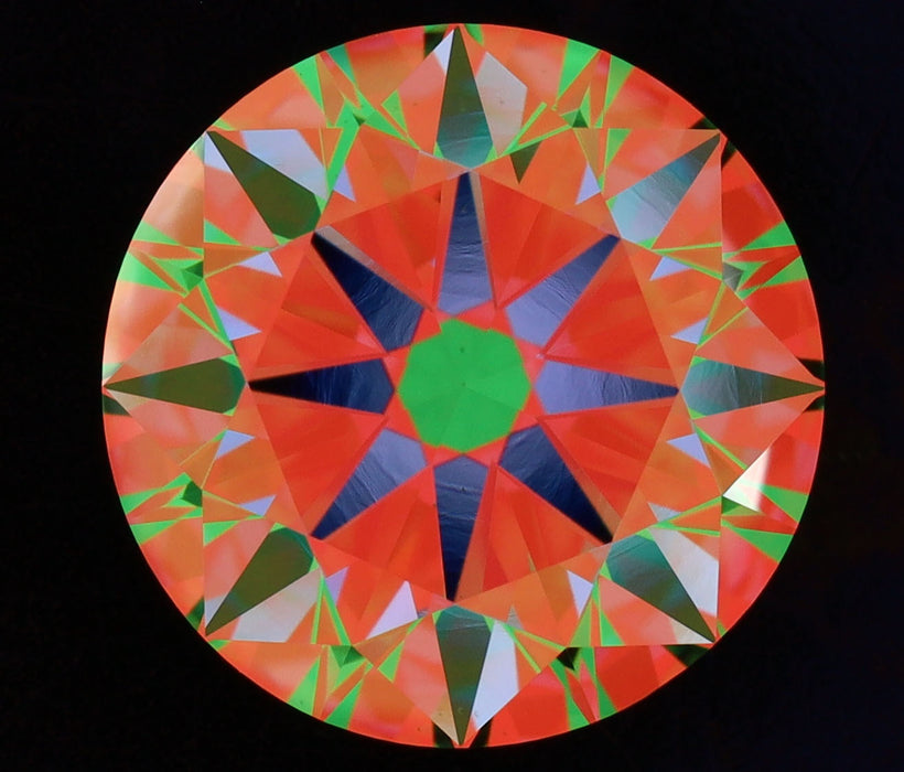3.01ct Round H VS1 Natural Diamond ASET image