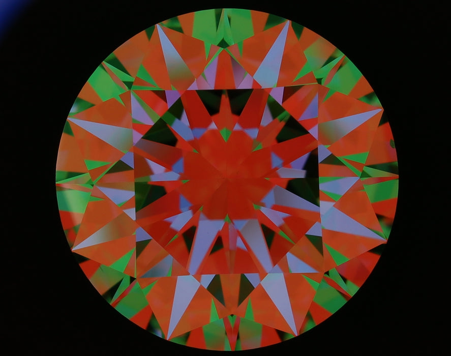 10.06ct Round G VS2 Natural Diamond ASET image
