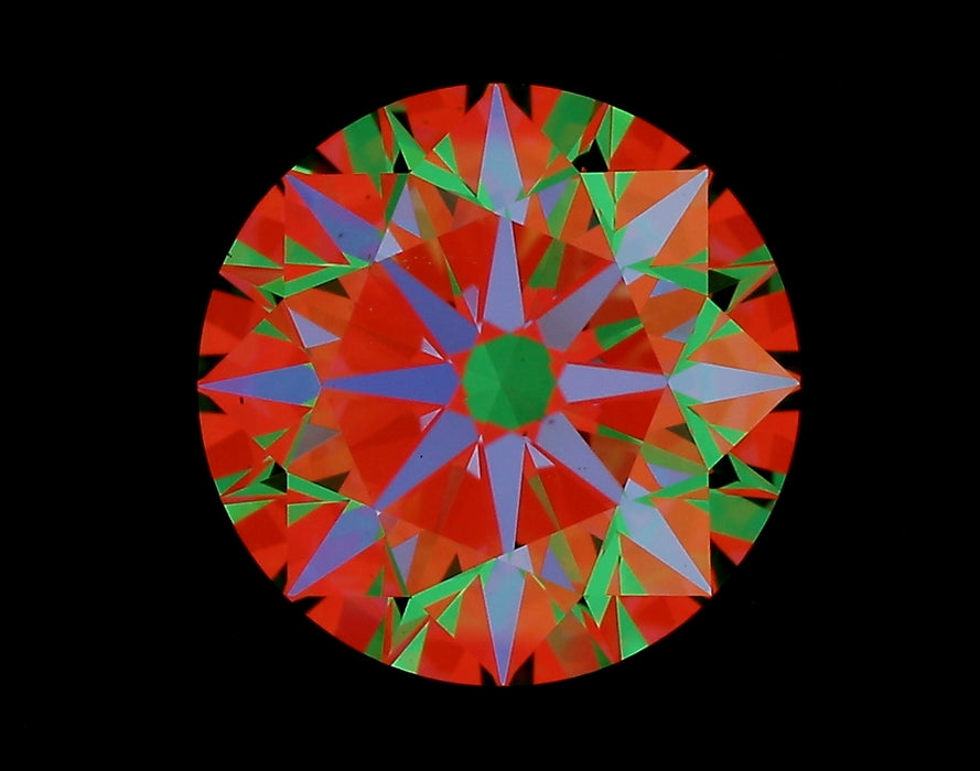 2.55ct Round F VS1 Natural Diamond ASET image