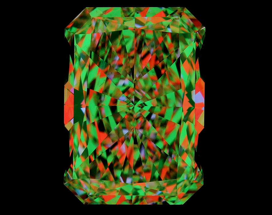 5.01ct Radiant J SI1 Natural Diamond ASET image