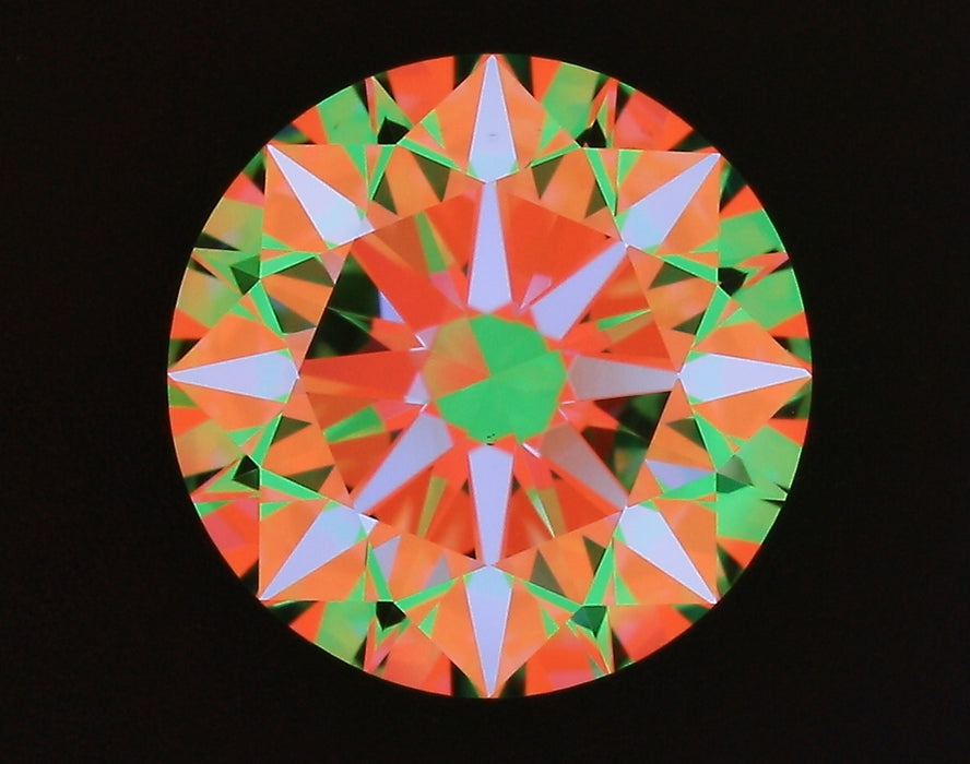 2.03ct Round H VS1 Natural Diamond ASET image