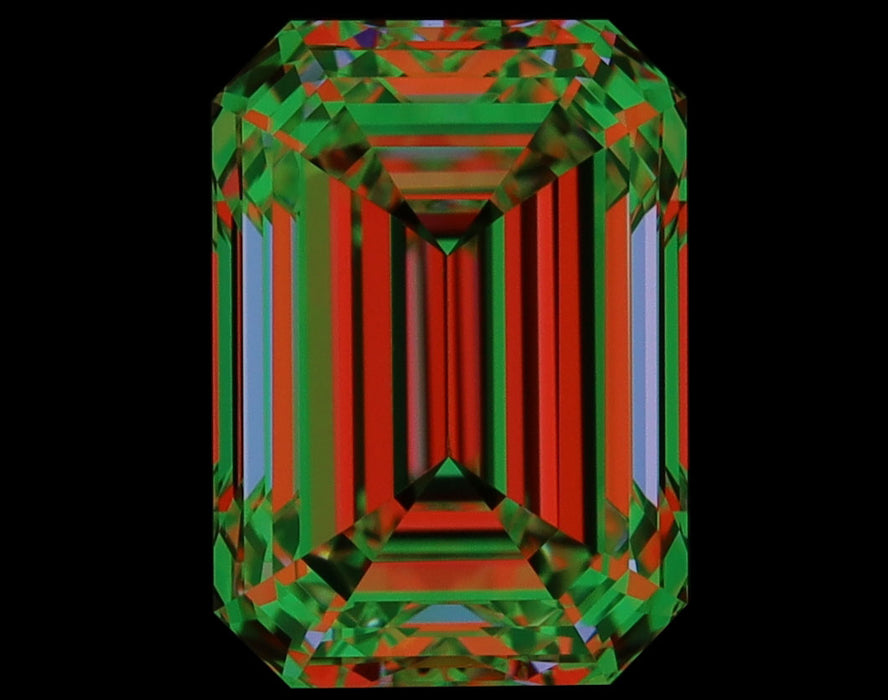 2.01ct Emerald L VS1 Natural Diamond ASET image