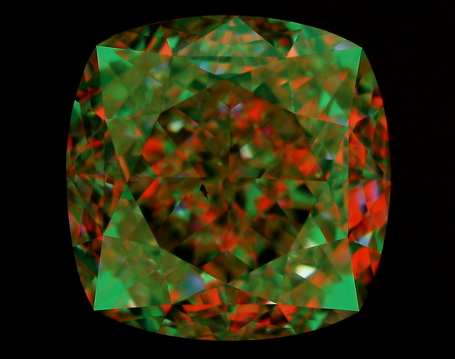 1.44ct Cushion Y-Z SI1 Natural Diamond ASET image
