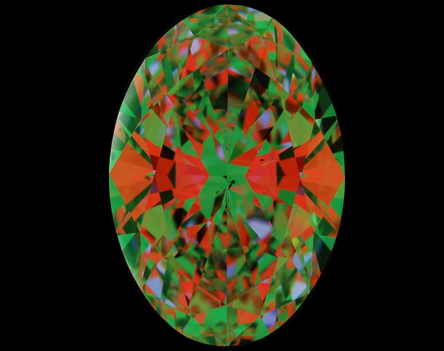 5.01ct Oval J VS2 Natural Diamond ASET image