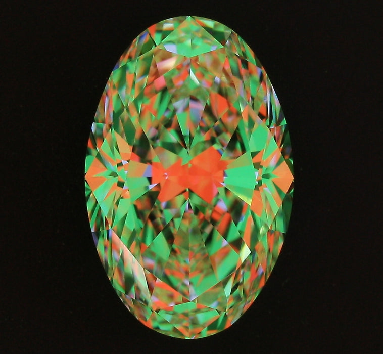 2.01ct Oval G VS1 Natural Diamond ASET image