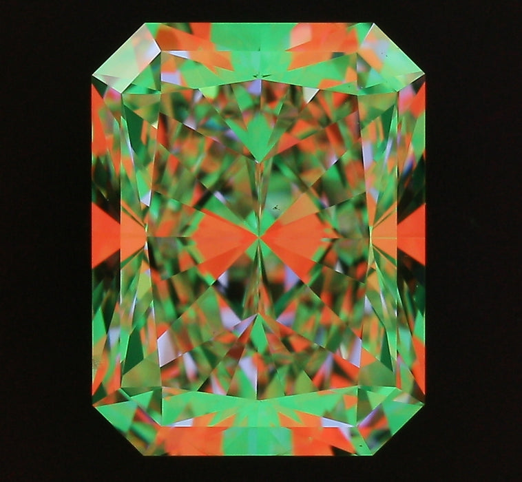 2.01ct Radiant G SI1 Natural Diamond ASET image