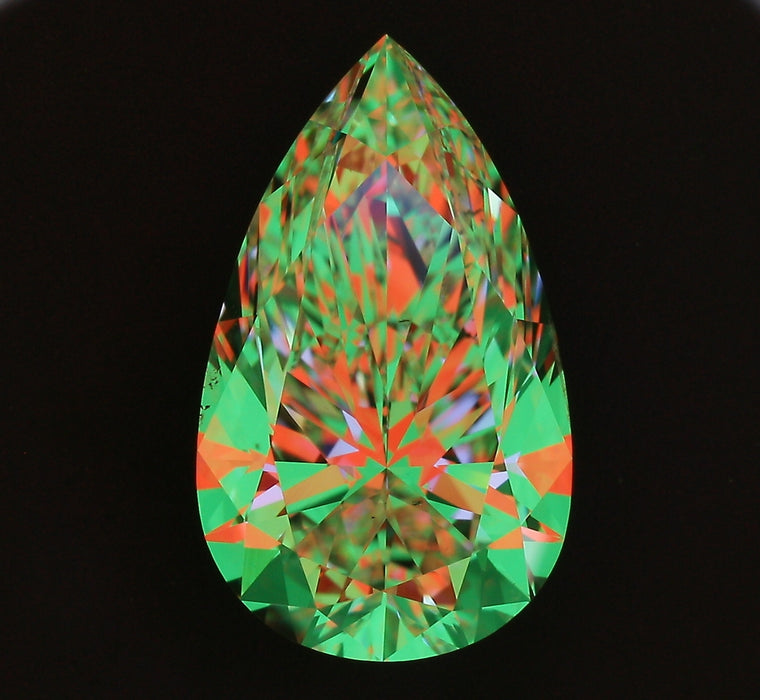 3.01ct Pear G SI1 Natural Diamond ASET image
