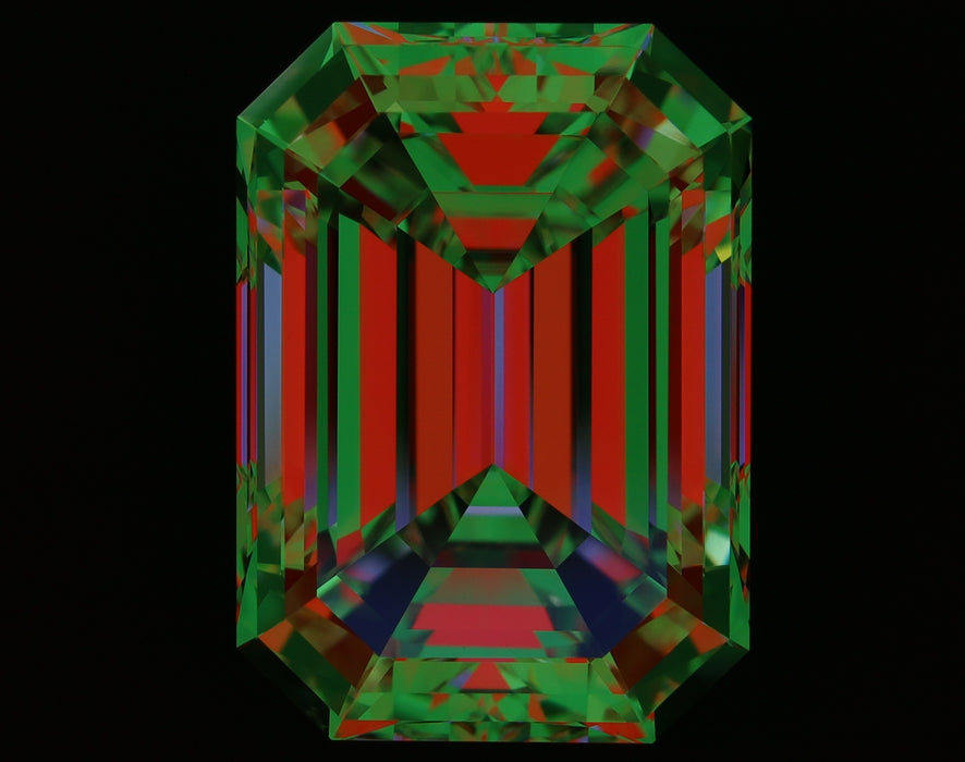 5.05ct Emerald H VS1 Natural Diamond ASET image