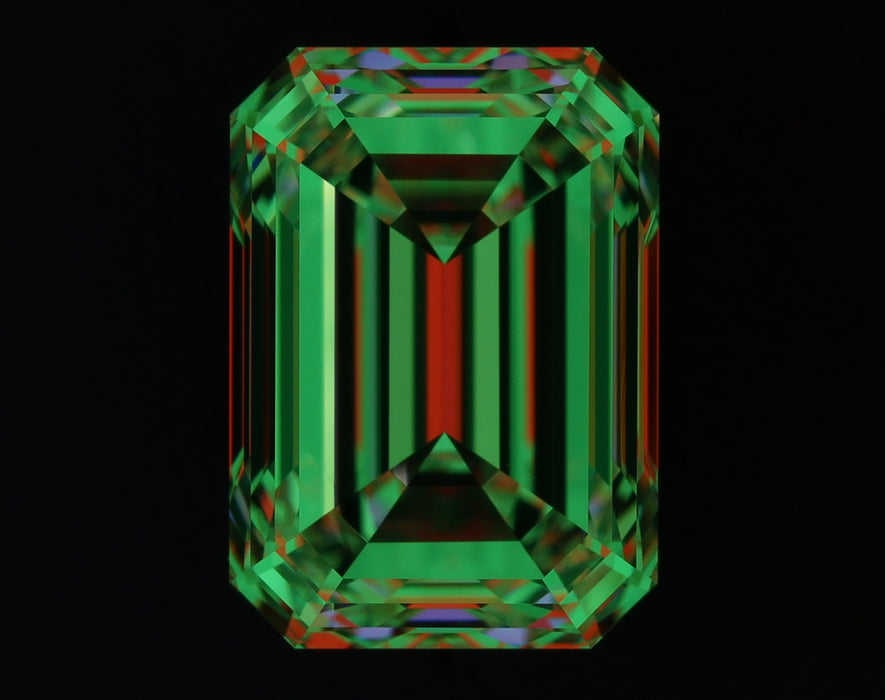 2.60ct Emerald H VVS1 Natural Diamond ASET image
